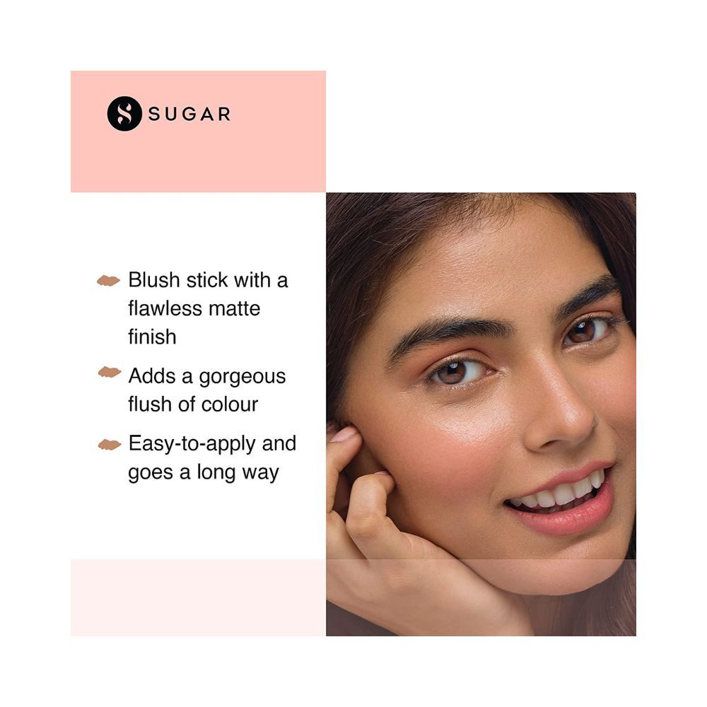 SUGAR Cosmetics - Face Fwd >> - Blush Stick - 02 Pink Prime
