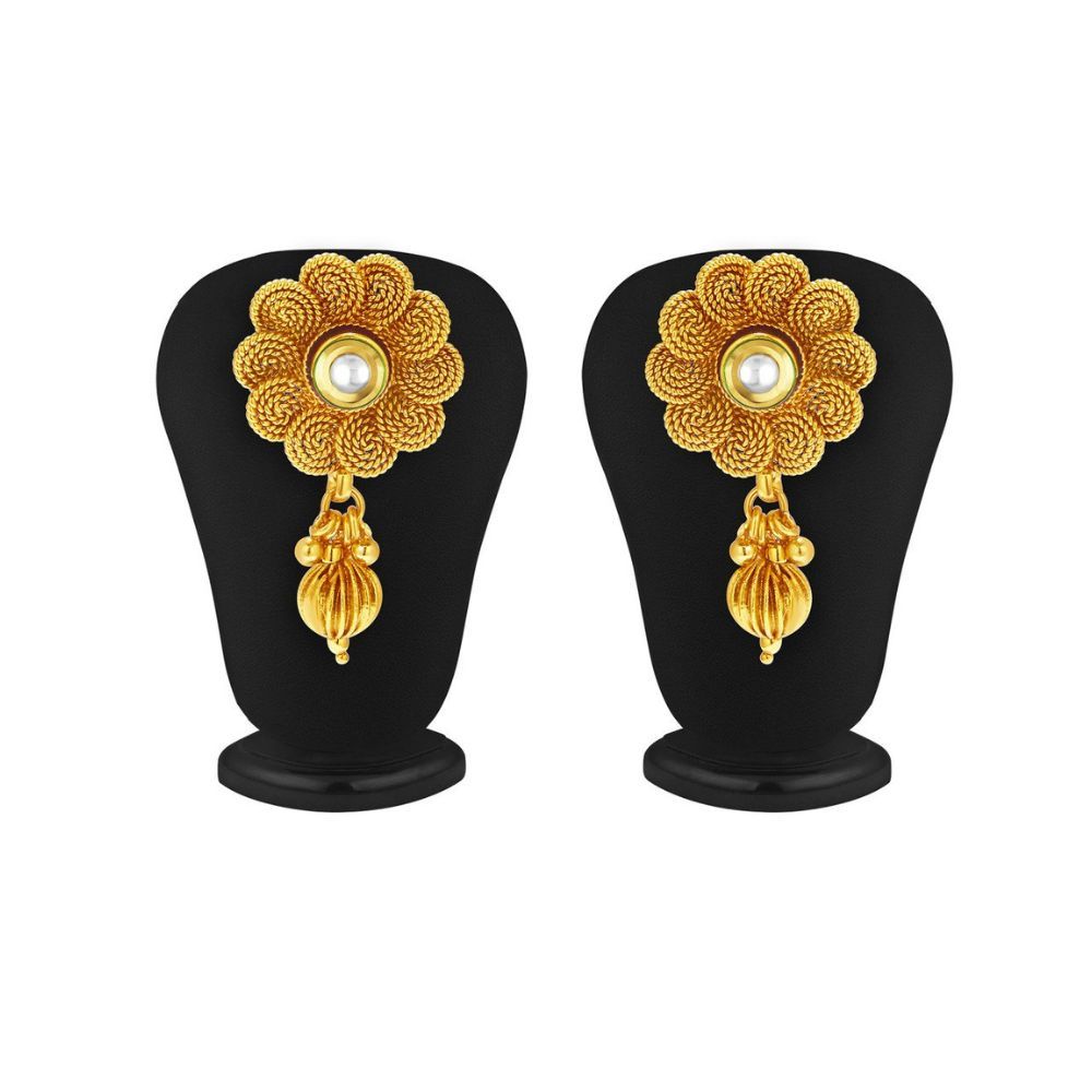 Sukkhi Eye-Catchy Jalebi Design Gold Plated Necklace Set For Women