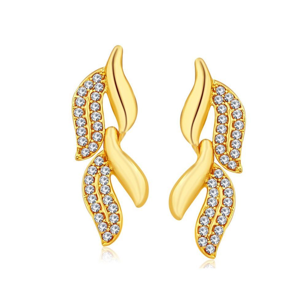 Sukkhi Graceful Gold Plated AD Necklace Set For Women
