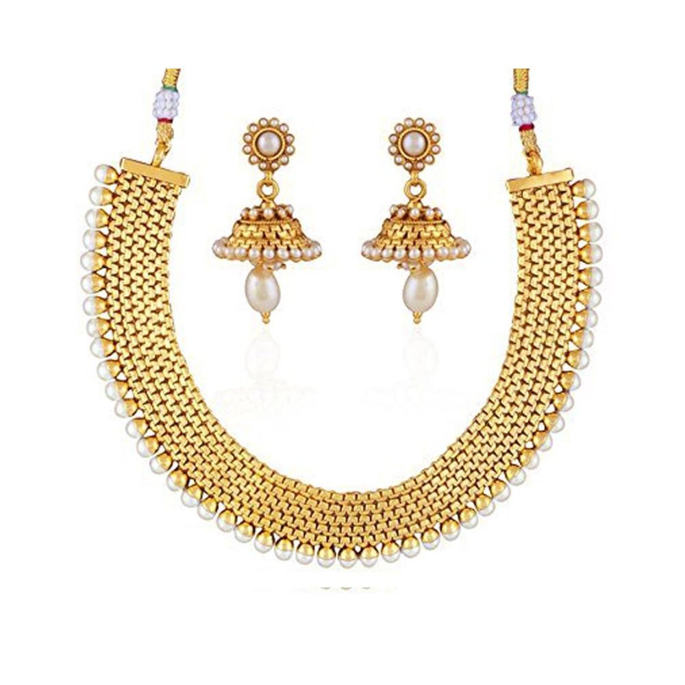 Sukkhi Modish Gold Plated Necklace Set for Women