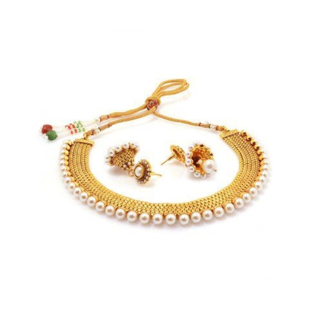 Sukkhi Modish Gold Plated Necklace Set for Women