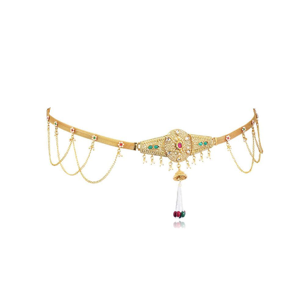 Sukkhi Modish Gold Plated Wedding Jewellery Kamarband For Women (KB71867GLDPJ092017)