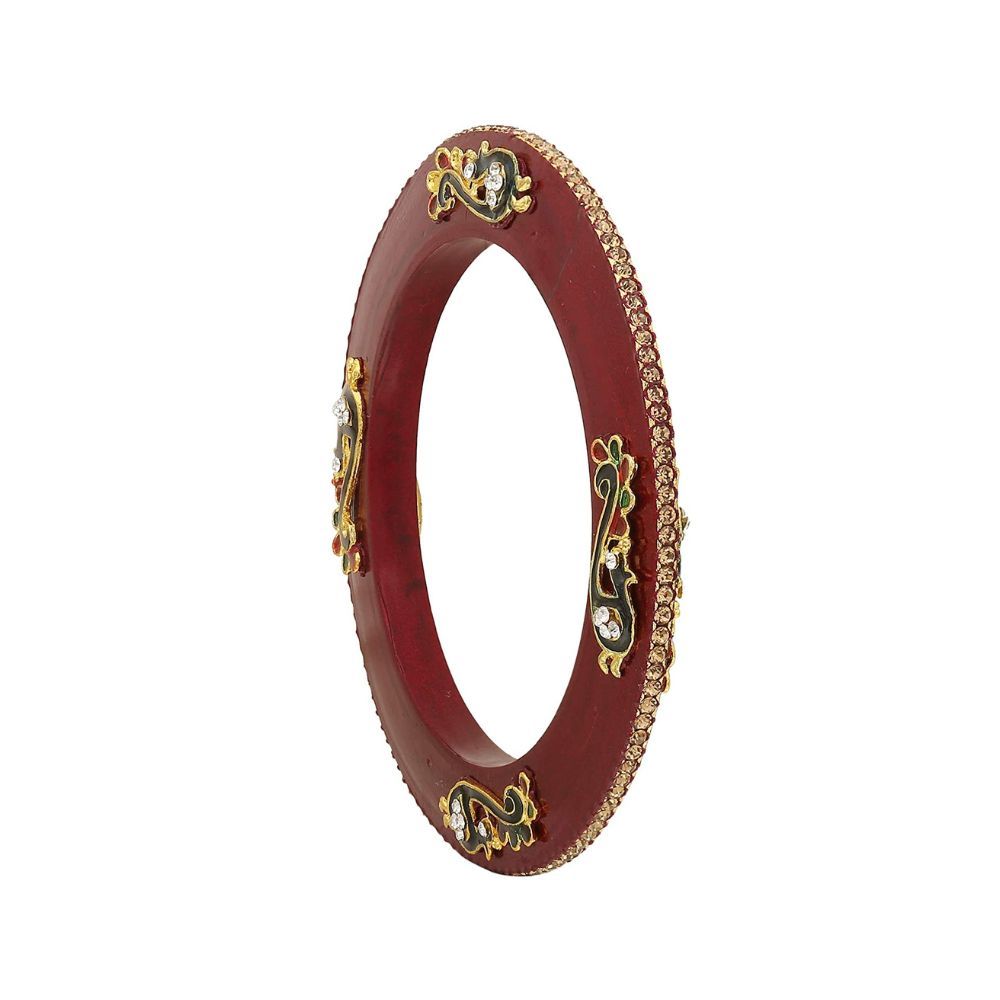 Sukriti Lac & Cubic Zirconia Kada for Women & Girls (Pack of 2 )