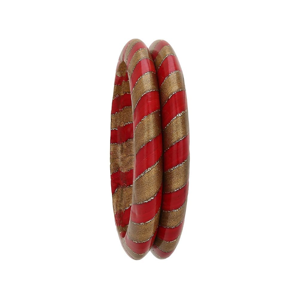 Sukriti Rajasthani Traditional, Ethnic Handmade Lac Bangles Jewellery for Women - Set of 2