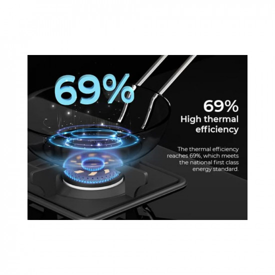 Sunshine Slimmest Magnite 3 Burner Glass Hob Top Cooktop Manual Ignition | ISI Certified | 2 Years General Warranty (Burner, Gas Valve and Glass - 5 Years)