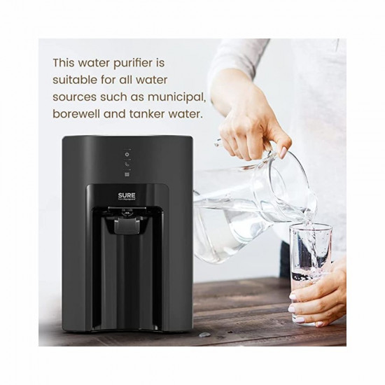 Sure From Aquaguard Delight NXT RO UV Taste Adjuster MTDS 6L storage Water Purifier