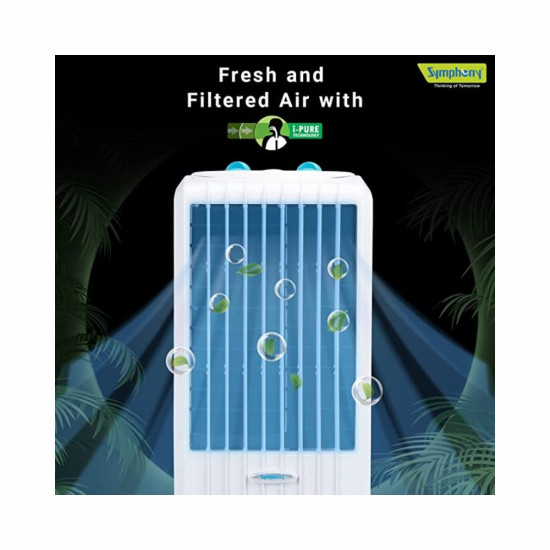 Symphony Diet 12T Personal Tower Air Cooler for Home with Honeycomb Pad