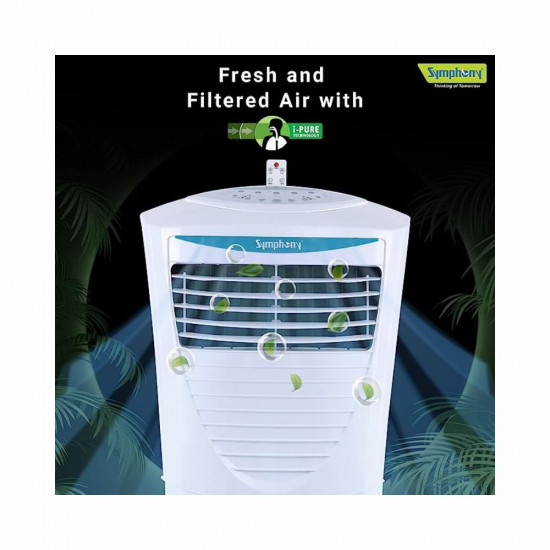 Symphony Hicool i Personal Air Cooler For Home with Remote with Honeycomb Pad