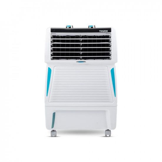 Symphony Touch 20 Personal Air Cooler for Home with Honeycomb Pads, Powerful Blower, i-Pure Technology and Removable Tank (20L, White)
