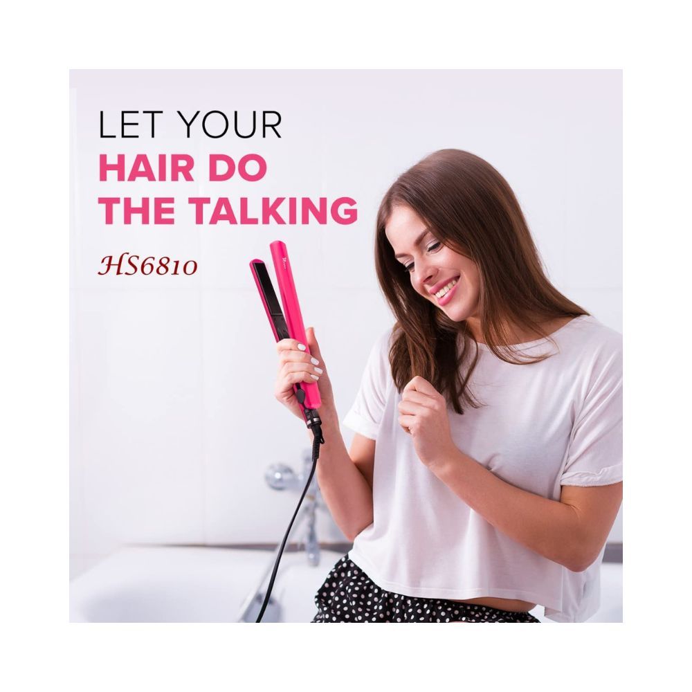 Syska HS6810 Hair Straightener (Pink)