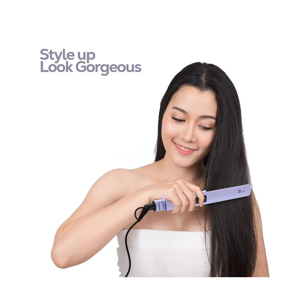 Syska HS6810Pro SalonFinish Hair Straightener with Ceramic Coating Aluminium Plate