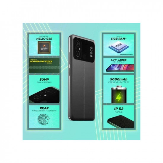 Tarun Mobiles POCO C55 6/128 (Power Black)