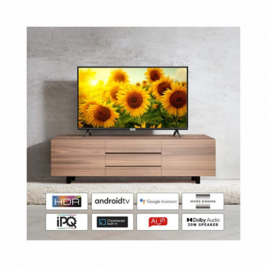 TCL 100 cm 40 inches Full HD Certified Android Smart LED TV 40S6505 Black