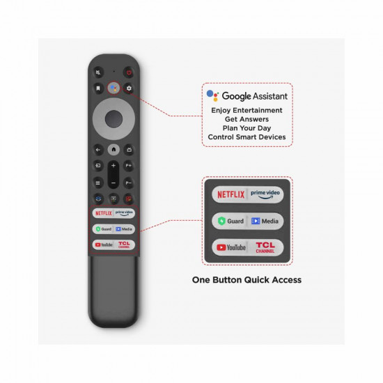 TCL 101 cm 40 inches Bezel Less S Series Full HD Smart Android LED TV 40S5400A Black