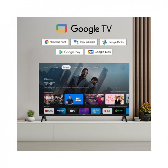 TCL 80 04 cm 32 inches Bezel Less S Series Full HD Smart LED Google TV 32S5400 Black