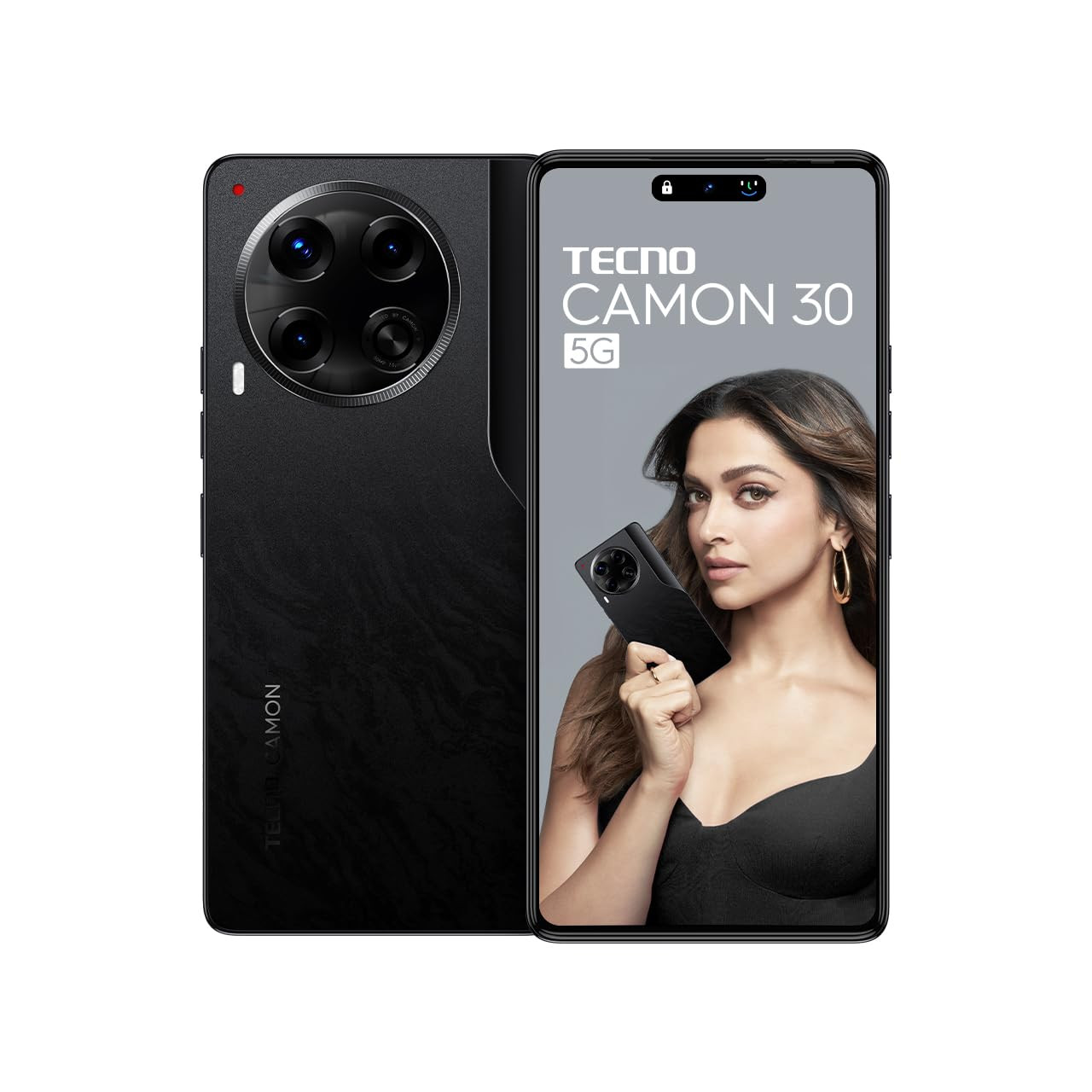 Tecno CAMON 30 5G Basaltic Dark 12GB512GB  100MP OIS Camera  50MP Auto Focus Selfie  678 LTPS AMOLED Display  MediaTek Dimensity 7020  5000mAh Battery  70W Charger