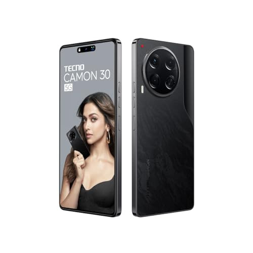 Tecno CAMON 30 5G Basaltic Dark 12GB512GB  100MP OIS Camera  50MP Auto Focus Selfie  678 LTPS AMOLED Display  MediaTek Dimensity 7020  5000mAh Battery  70W Charger