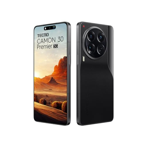 Tecno CAMON 30 Premier 5G Lava Black 12GB512GB  50 MP Camera  677 LTPO AMOLED Display  MediaTek Dimensity 8200  5000mAh Battary  70W Charger PolarAce Image Processor