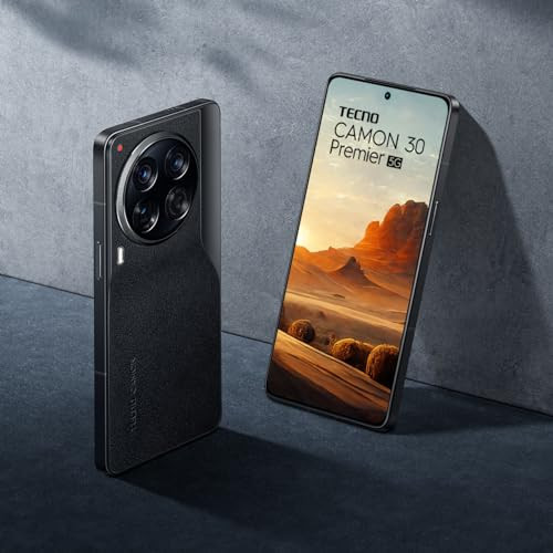 Tecno CAMON 30 Premier 5G Lava Black 12GB512GB  50 MP Camera  677 LTPO AMOLED Display  MediaTek Dimensity 8200  5000mAh Battary  70W Charger PolarAce Image Processor