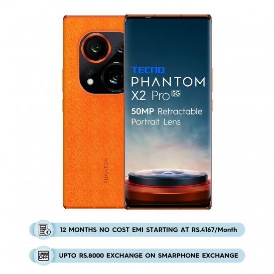 TECNO Phantom X2 Pro 5G Mars Orange (12GB RAM,256GB Storage)