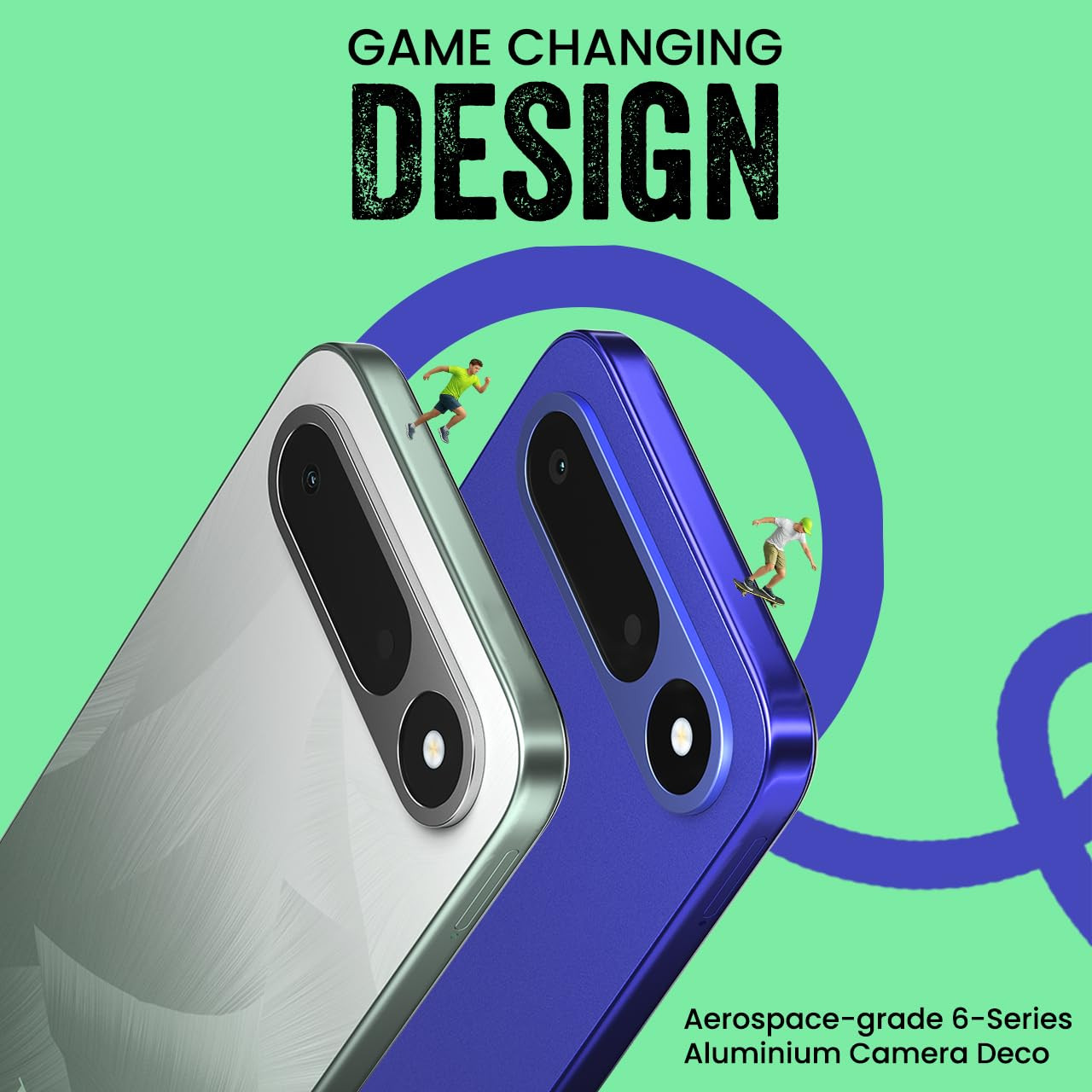 Tecno POP X 5G Ripple Green 4GB128GB 6500mAh45W Fast Charger IP64 Pro MIL-STD 810H Protection Upto 18GB RAM Fastest 8X Network Speed with URSP 120Hz Smooth Display 50MP Camera