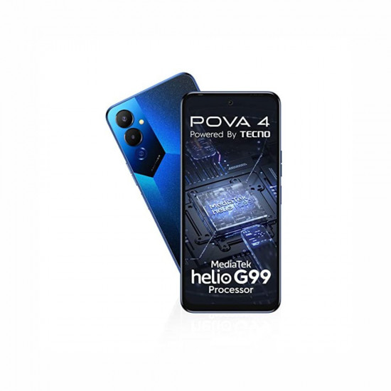 Tecno POVA 4 (Cryolite Blue, 128 GB)  (8 GB RAM)
