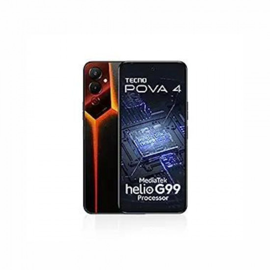 Tecno POVA 4 (Magma Orange,8GB RAM,128GB Storage)