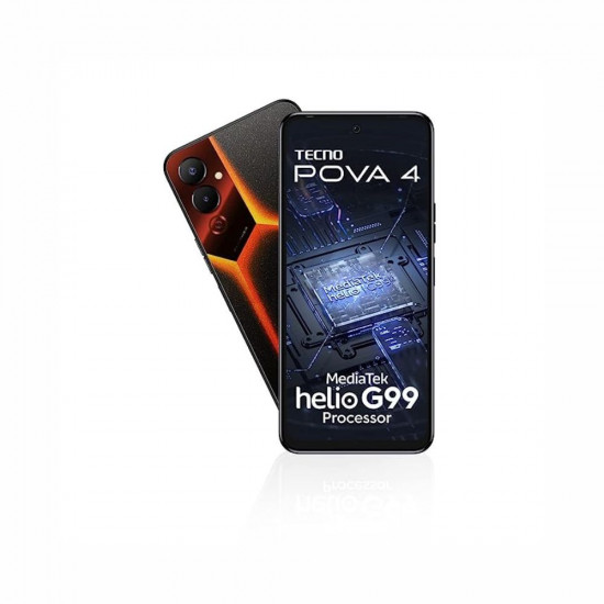Tecno POVA 4 (Magma Orange,8GB RAM,128GB Storage)