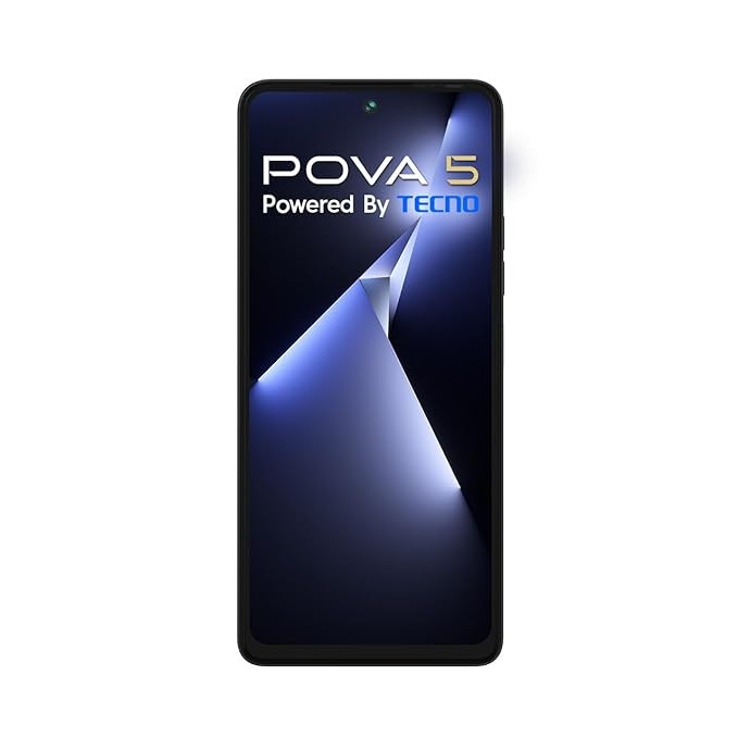 TECNO Pova 5 (Mecha Black, 8GB RAM,128GB Storage) | Segment 1st 45W Ultra Fast Charging | 6000mAh Big Battery | 50MP AI Dual Camera | 3D Textured Design | 6.78”FHD+ Display