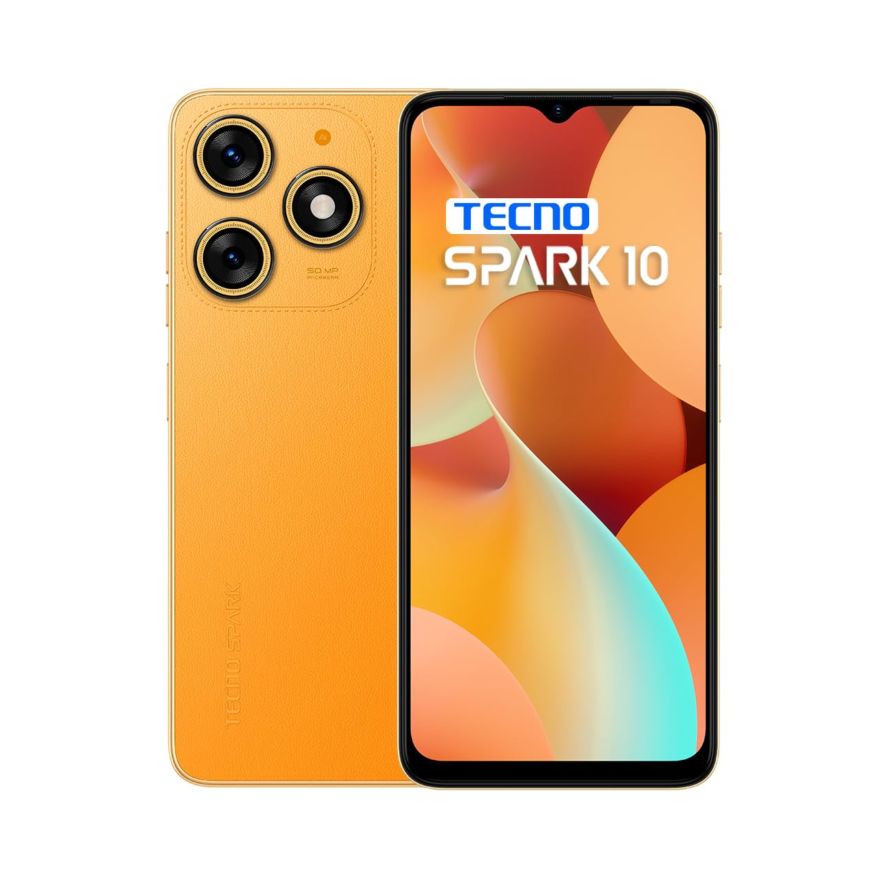TECNO Spark 10C (Magic Skin Orange, 8GB RAM,128GB Storage)|16GB Expandable RAM | 90Hz Refresh Rate 6.6
