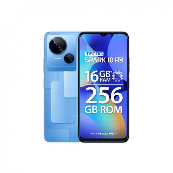 Tecno Spark 10c (Meta Blue, 128 GB)  (8 GB RAM)