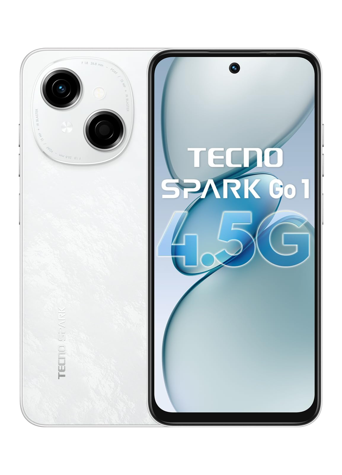 Tecno Spark GO 1 Glittery White 3GB64GB 4 Years Lag Free Fluency  667 120Hz Smooth Display  6GB Bigger RAM  in-Built Infrared Remote  Dual Speakers with DTS  AI Call Noise Reduction