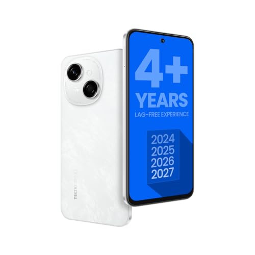 TECNO Spark GO 1 Glittery White 4GB64GB  4 Years Lag Free Fluency  667 120Hz Smooth Display  8GB Bigger RAM  in-Built Infrared Remote  Dual Speakers with DTS  AI Call Noise Reduction