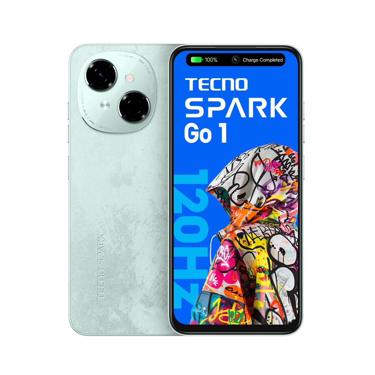 Tecno Spark GO 1 Lime Green 3GB64GB 4 Years Lag Free Fluency  667 120Hz Smooth Display  6GB Bigger RAM  in-Built Infrared Remote  Dual Speakers with DTS  AI Call Noise Reduction