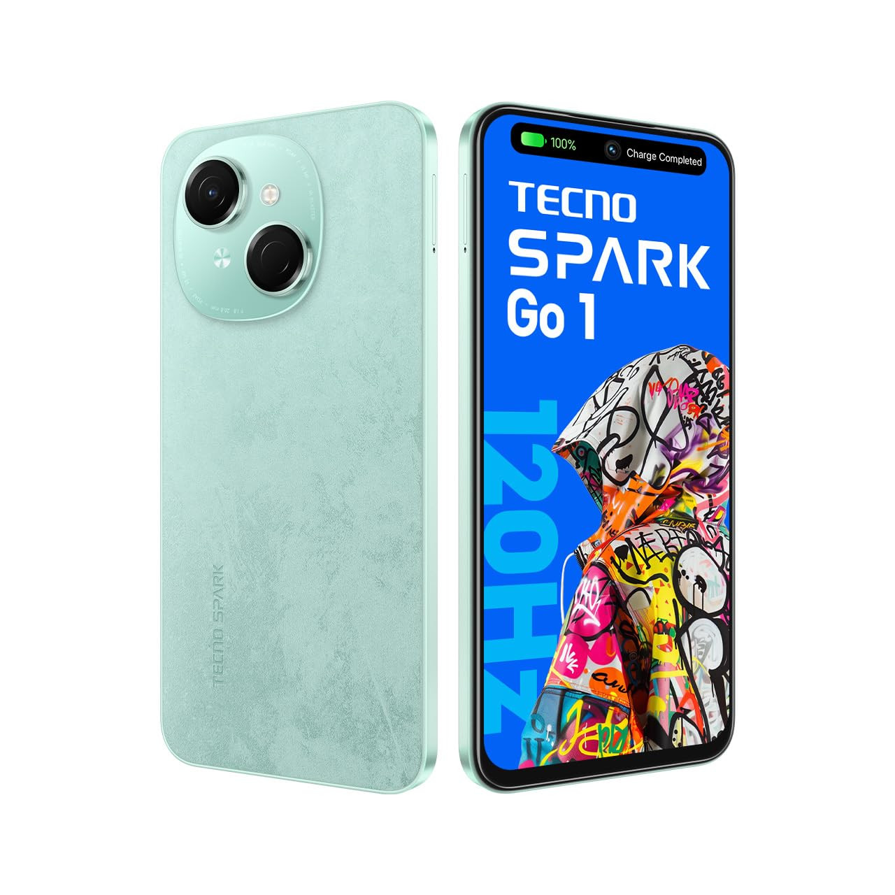 Tecno Spark GO 1 Lime Green 3GB64GB 4 Years Lag Free Fluency  667 120Hz Smooth Display  6GB Bigger RAM  in-Built Infrared Remote  Dual Speakers with DTS  AI Call Noise Reduction