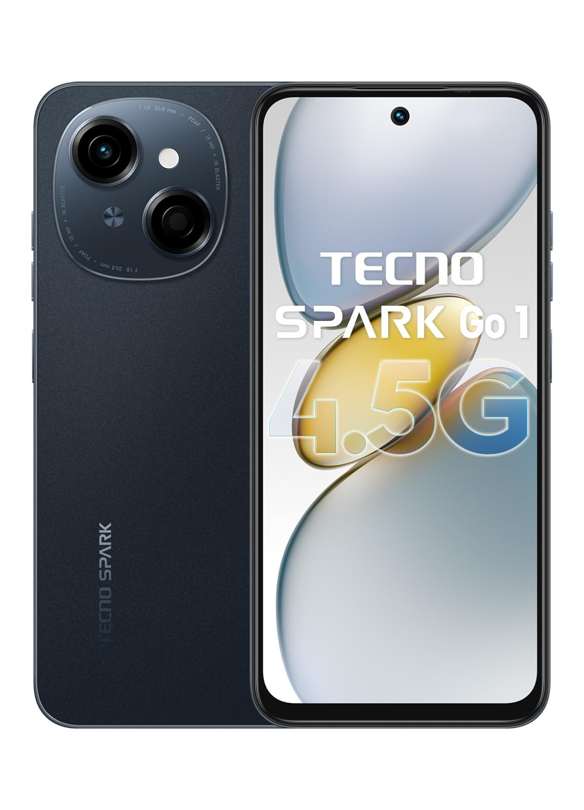 Tecno Spark GO 1 Startrail Black 3GB64GB 4 Years Lag Free Fluency  667 120Hz Smooth Display  6GB Bigger RAM  in-Built Infrared Remote  Dual Speakers with DTS  AI Call Noise Reduction