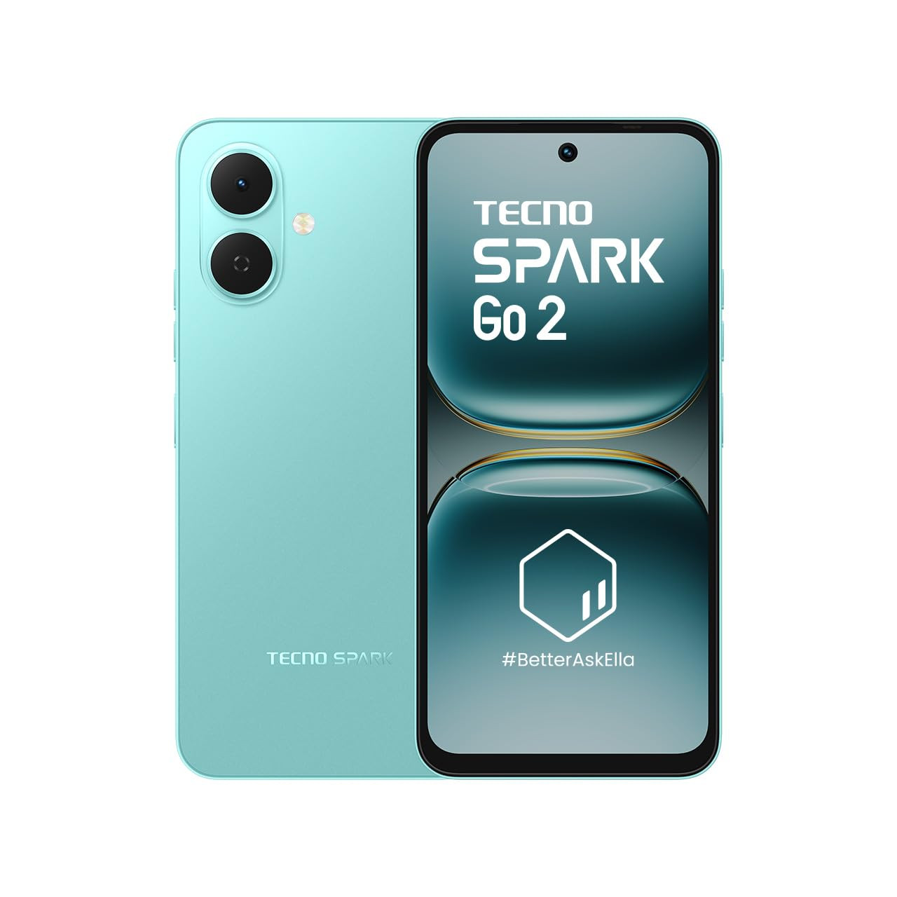 TECNO Spark GO 2 Turquoise Green 4GB64GB  Segment 1st IP64 SGS Certified  Segments 1st AI with Indian Languages Segments 1st No Network Communications  120Hz Display  5000mAh Battery