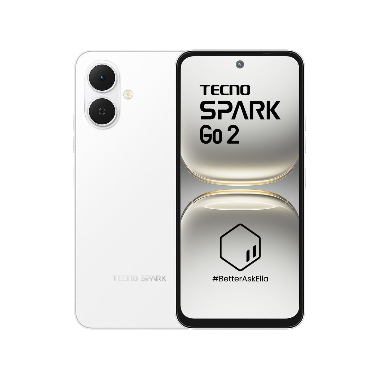 TECNO Spark GO 2 Veil White 4GB64GB  Segment 1st IP64 SGS Certified  Segments 1st AI with Indian Languages  Segments 1st No Network Communications  120Hz Punch  5000mAh Battery