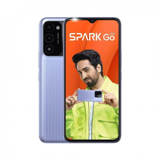 Tecno Spark Go 2022 (Iris Purple, 32 GB) (2 GB RAM)