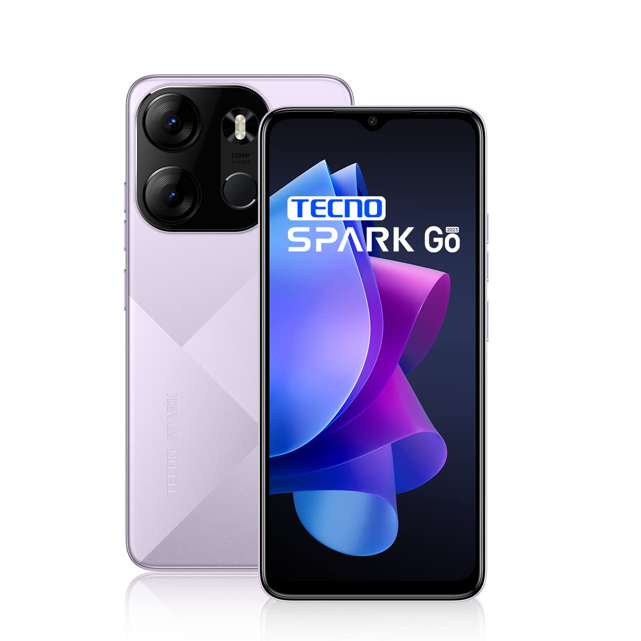 TECNO Spark Go 2023 Nebula Purple 4GB RAM64GB Storage  5000mAh Battery  656 HD Display  13MP Dual Rear Camera  Type C Port