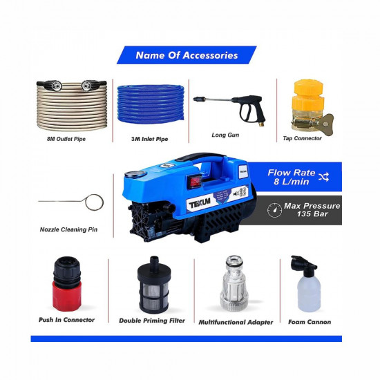 TEXUM TX 25 Portable high Pressure Car Washer Machine for Washing car