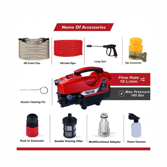 Texum TX 50 Portable high Pressure Car Washer Machine for Washing car