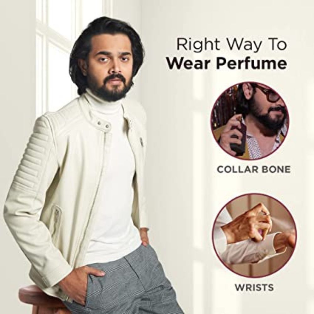 The Man Company Blanc Perfume for Men - 120ml | Premium Luxury Long Lasting Fragrance Spray | Gift for him