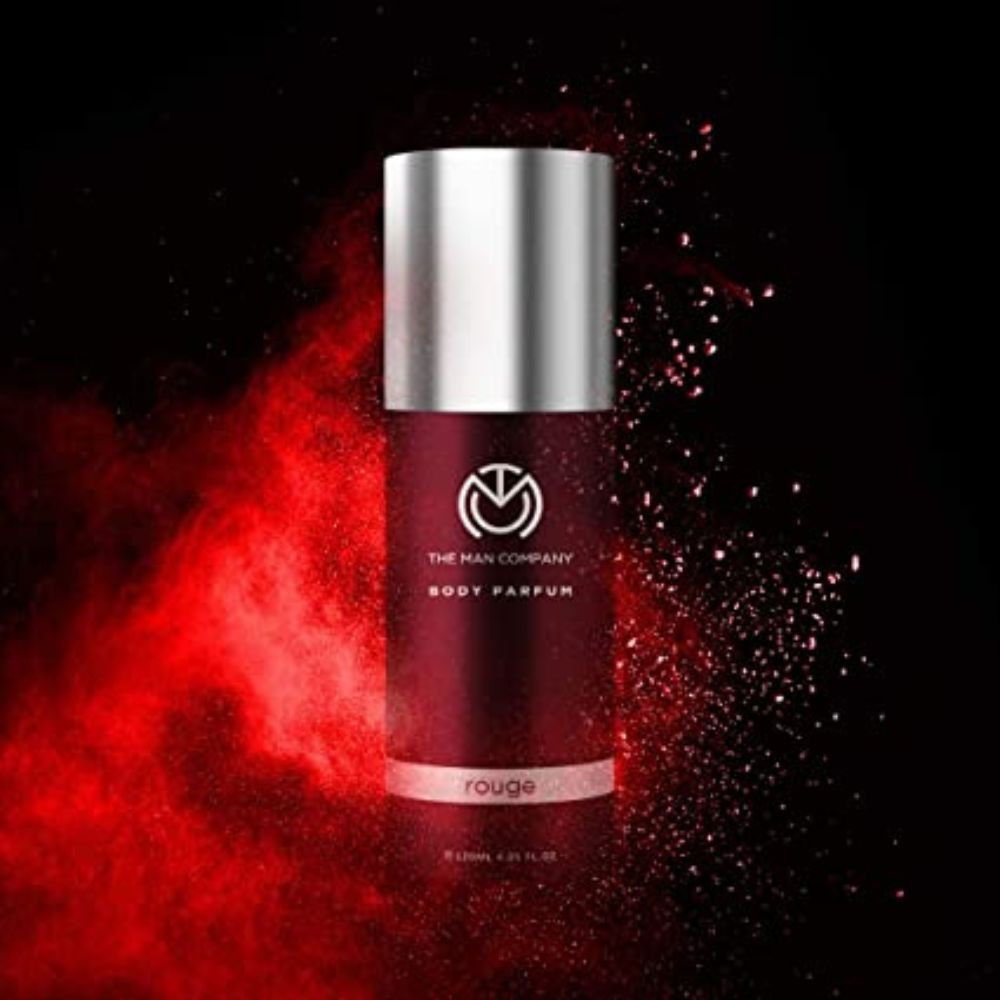 The Man Company Body Perfume For Men - Rouge | No Gas Deodorant | Body Spray For Men | Long Lasting Fragrance