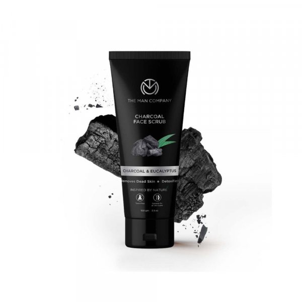 The Man Company Charcoal Tan Removal Face Scrub for Glowing Skin