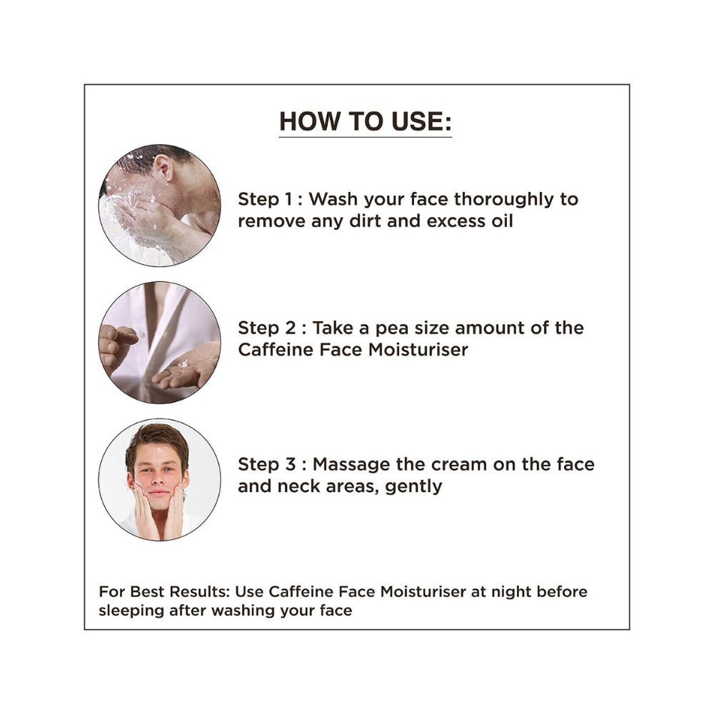 The Man Company Coffee Face Moisturiser with Coffee Arabica & Shea Butter