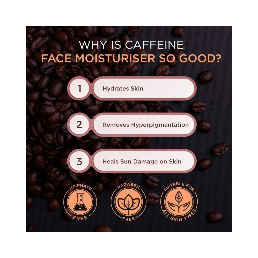 The Man Company Coffee Face Moisturiser with Coffee Arabica & Shea Butter