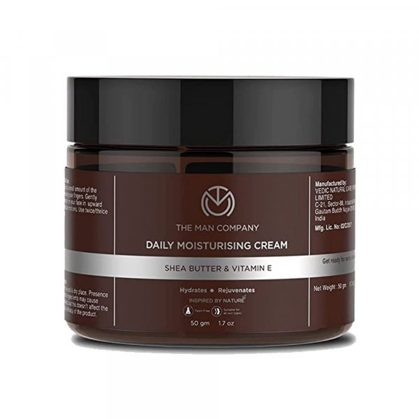 The Man Company Daily Moisturising Cream With Shea Butter &amp; Vitamin E for Moisturizing &amp; Hydrating
