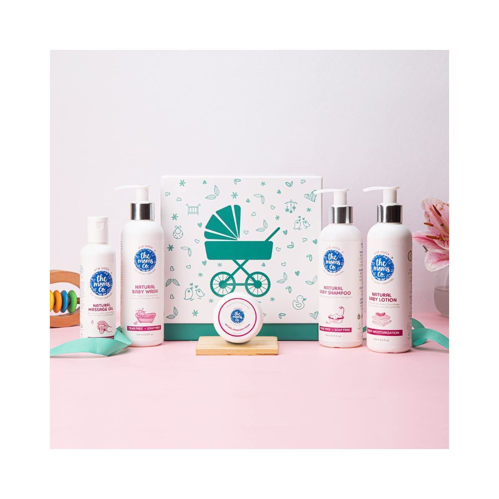 The Moms Co. Baby Shower Gifts | Baby Kit with Complete Care Essentials