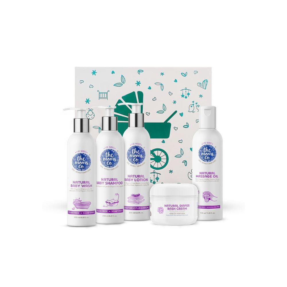 The Moms Co. Baby Shower Gifts | Baby Kit with Complete Care Essentials